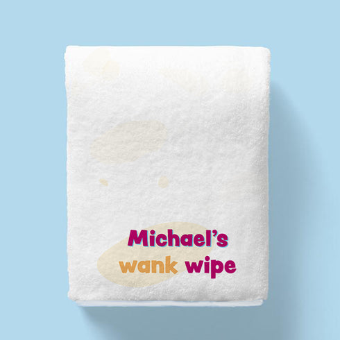 Personalised Wank Wipe